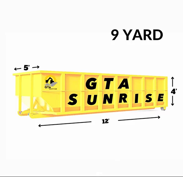 9 Yard bin rental GTA sunrise