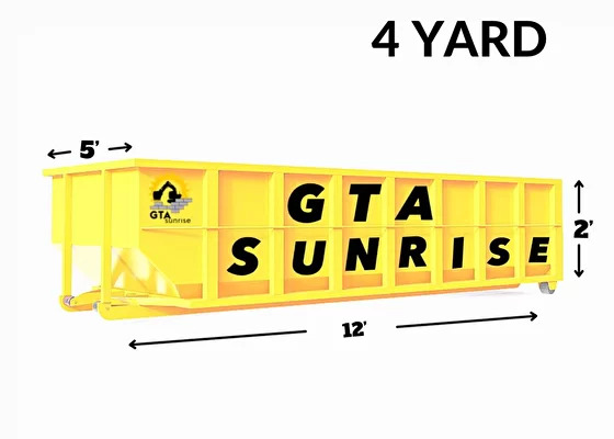 4 Yard bin rental GTA sunrise