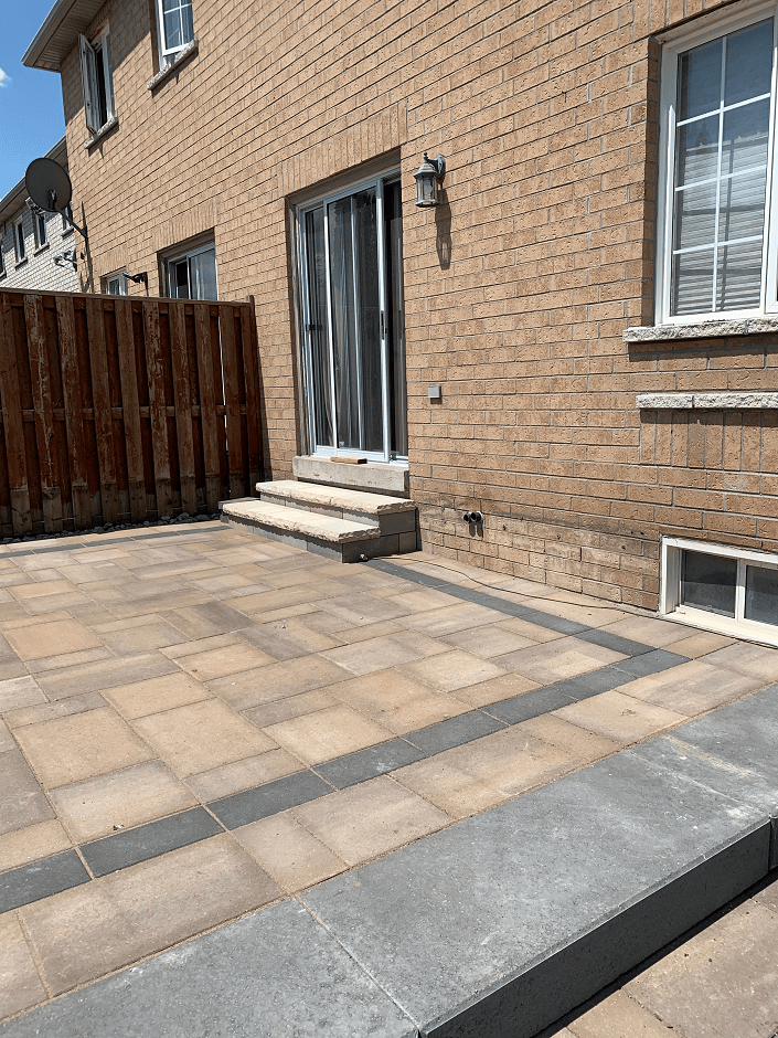 interlocking patio